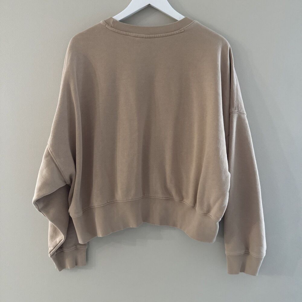 Adidas Tan Sweatshirt - Large